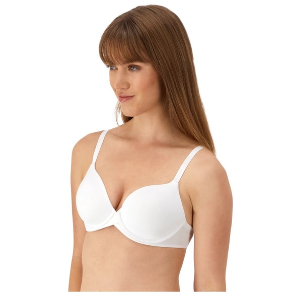 Maidenform One Fab Fit Modern Demi T-Shirt Bra White 38B NWT DM7543 - Picture 4 of 4
